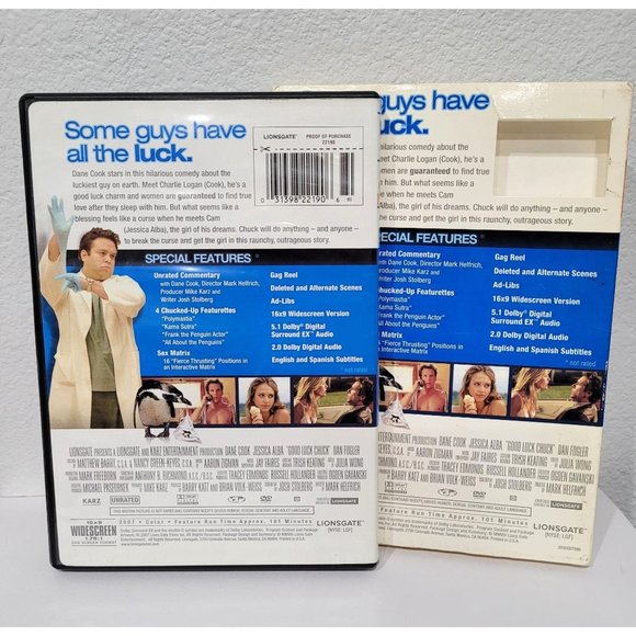 Good Luck Chuck, Dane Cook 2007 Uncut Edition Widescreen DVD - Picture 4 of 4